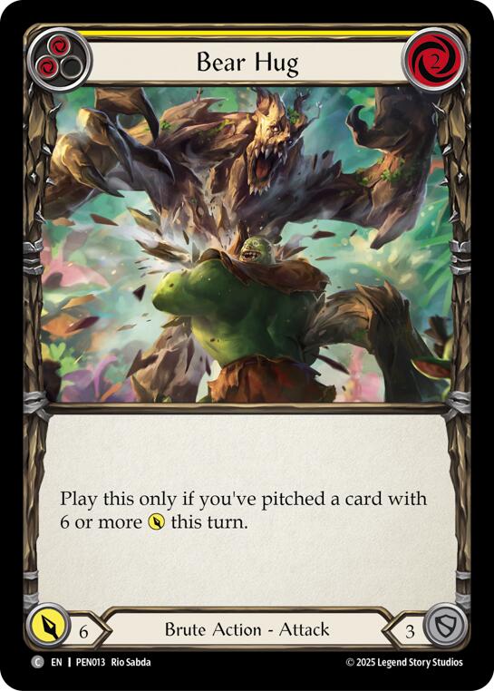 Bear Hug (Yellow) (Regular) [PEN013] (Compendium of Rathe) | Gamers Paradise