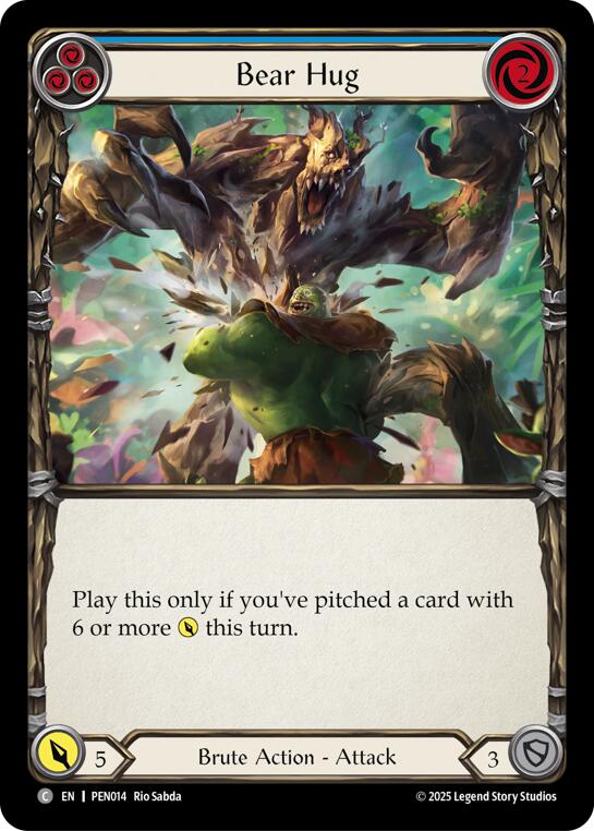 Bear Hug (Blue) (Regular) [PEN014] (Compendium of Rathe) | Gamers Paradise