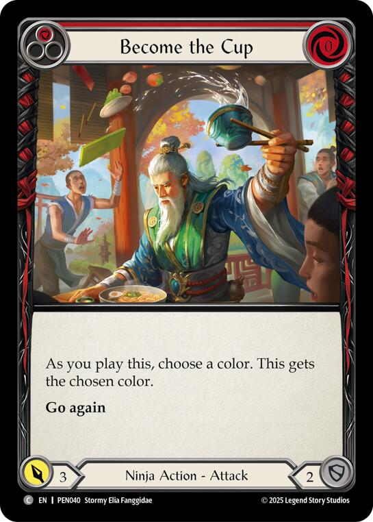 Become The Cup (Red) (Rainbow Foil) [PEN040] (Compendium of Rathe)  Rainbow Foil | Gamers Paradise