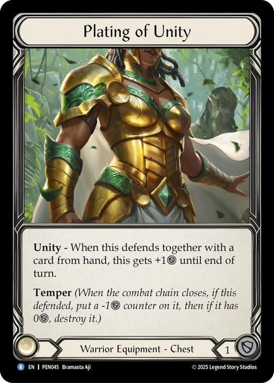 Plating Of Unity [PEN045] (Compendium of Rathe)  Cold Foil | Gamers Paradise