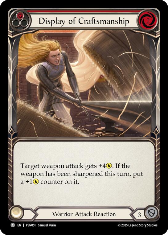 Display Of Craftsmanship (Red) (Regular) [PEN051] (Compendium of Rathe) | Gamers Paradise