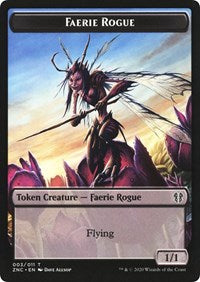 Faerie Rogue // Germ Double-Sided Token [Zendikar Rising Commander Tokens] | Gamers Paradise
