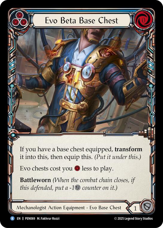 Evo Beta Base Chest (Blue) (Regular) [PEN069] (Compendium of Rathe) | Gamers Paradise