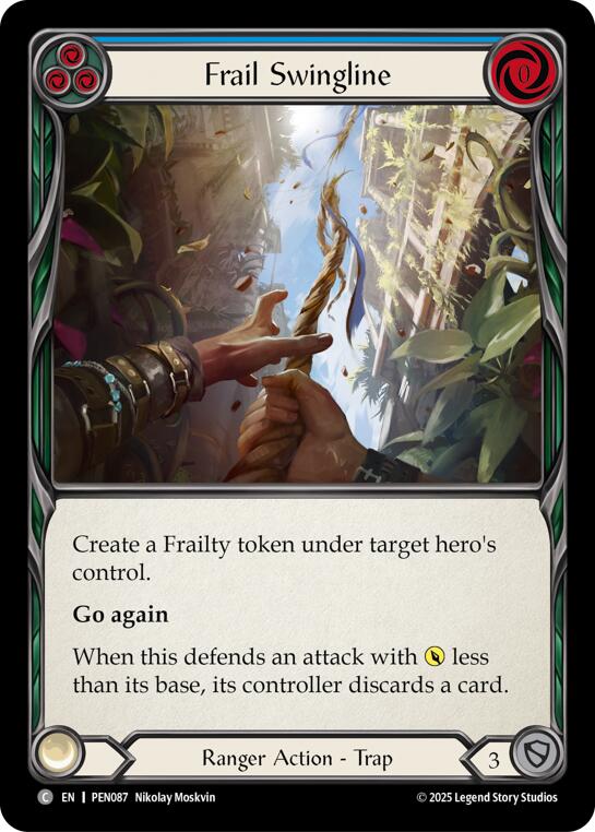 Frail Swingline (Blue) (Regular) [PEN087] (Compendium of Rathe) | Gamers Paradise