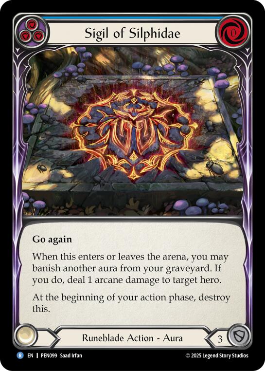 Sigil Of Silphidae (Blue) (Regular) [PEN099] (Compendium of Rathe) | Gamers Paradise