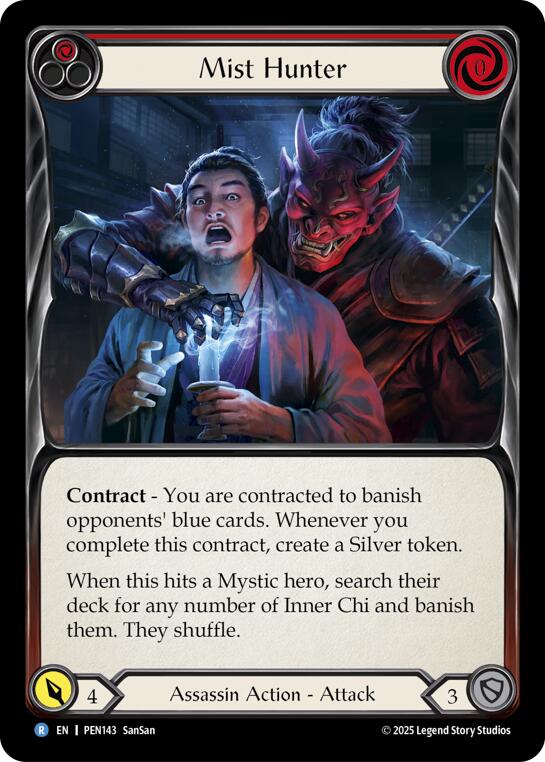 Mist Hunter (Red) (Regular) [PEN143] (Compendium of Rathe) | Gamers Paradise