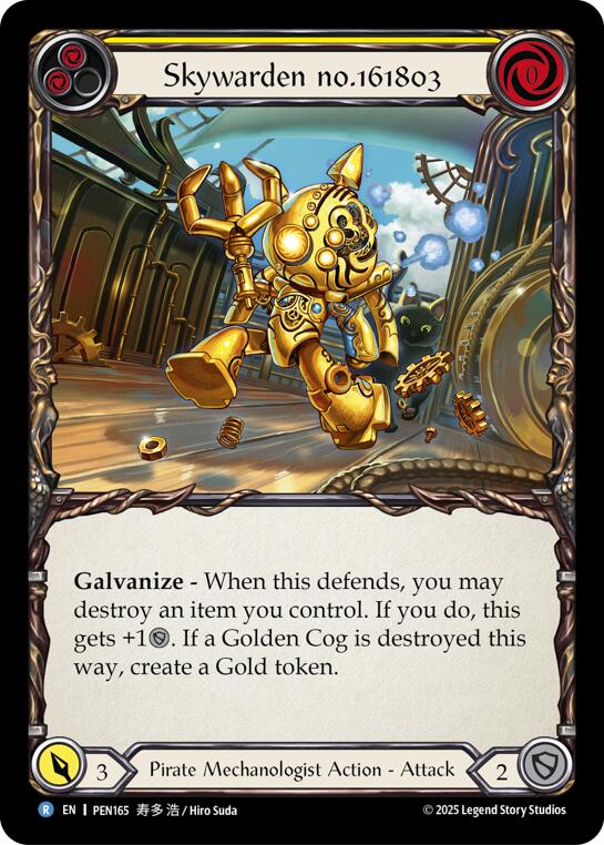 Skywarden No(Red)6(Red)80(Blue) (Yellow) (Rainbow Foil) [PEN165] (Compendium of Rathe)  Rainbow Foil | Gamers Paradise