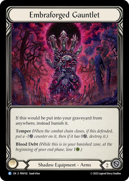 Embraforged Gauntlet [PEN192] (Compendium of Rathe) | Gamers Paradise