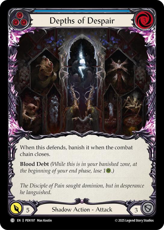 Depths Of Despair (Blue) (Rainbow Foil) [PEN197] (Compendium of Rathe)  Rainbow Foil | Gamers Paradise