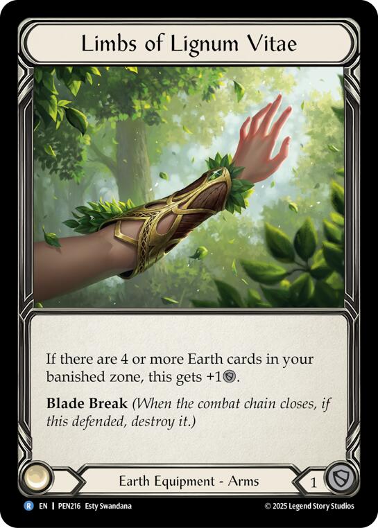 Limbs Of Lignum Vitae [PEN216] (Compendium of Rathe)  Cold Foil | Gamers Paradise