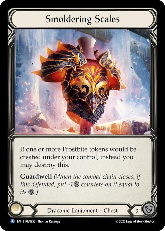 Smoldering Scales [PEN253] (Compendium of Rathe)  Cold Foil | Gamers Paradise