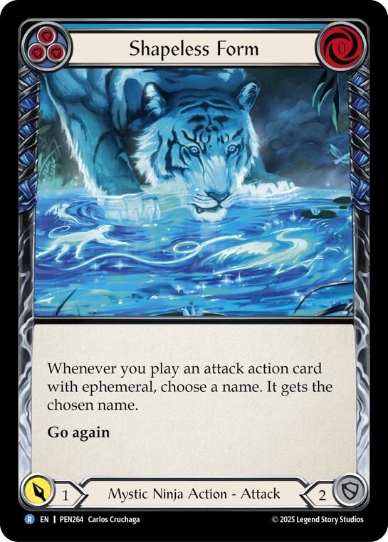 Shapeless Form (Blue) (Rainbow Foil) [PEN264] (Compendium of Rathe)  Rainbow Foil | Gamers Paradise