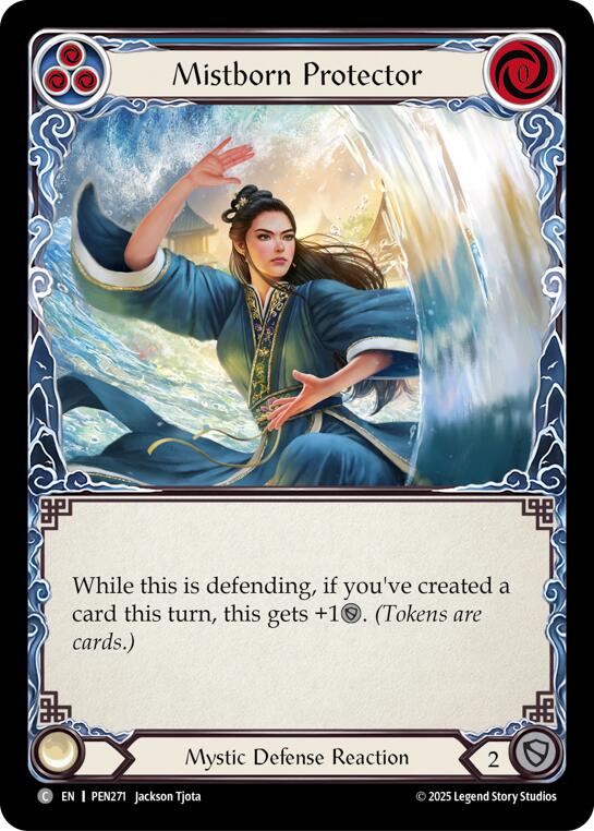Mistborn Protector (Blue) (Rainbow Foil) [PEN271] (Compendium of Rathe)  Rainbow Foil | Gamers Paradise