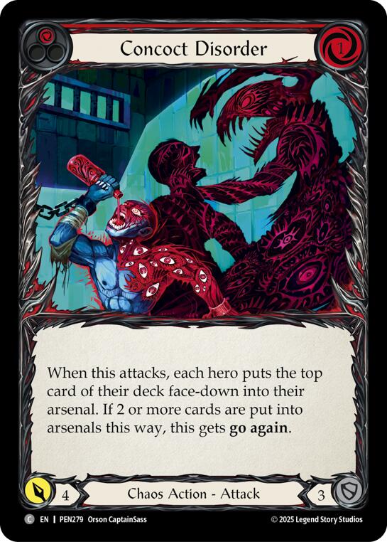 Concoct Disorder (Red) (Rainbow Foil) [PEN279] (Compendium of Rathe)  Rainbow Foil | Gamers Paradise