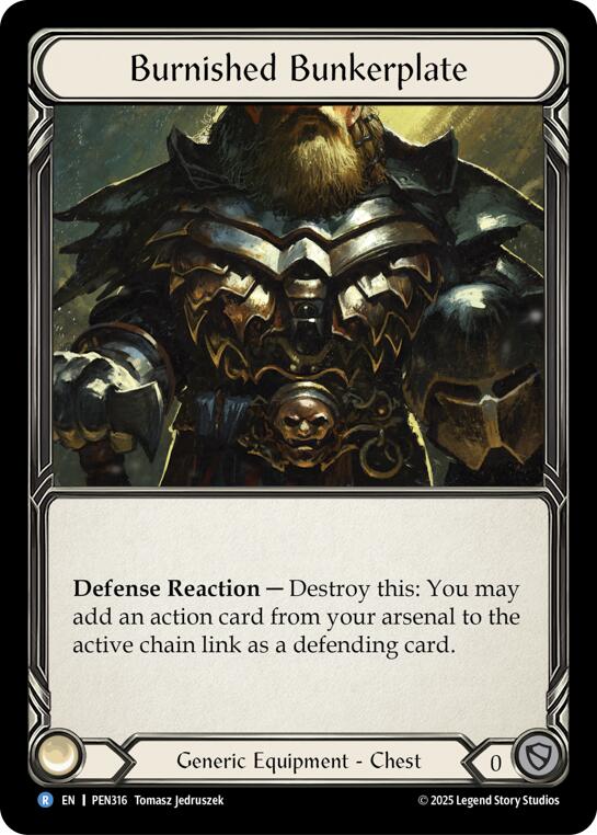 Burnished Bunkerplate [PEN316] (Compendium of Rathe) | Gamers Paradise