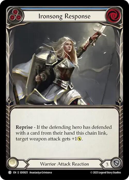 Ironsong Response (Blue) (Regular) [SDO025] (GEM Pack 2) | Gamers Paradise