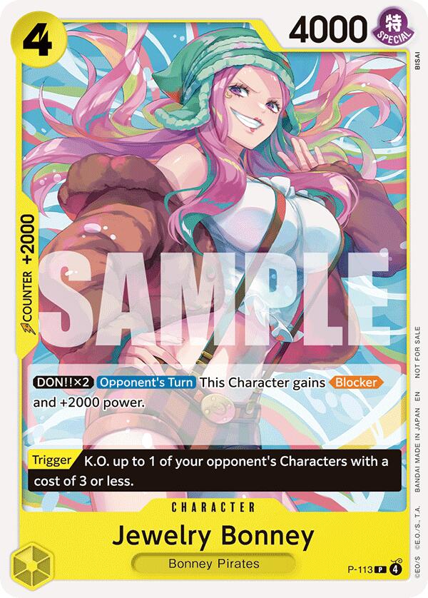Jewelry Bonney (Heroines Battle Pack) [One Piece Promotion Cards] | Gamers Paradise