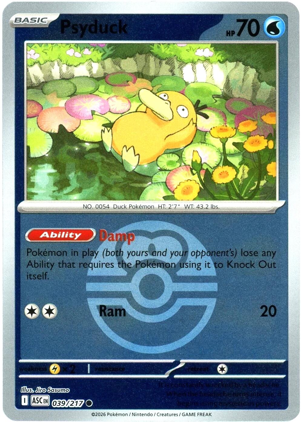 Psyduck (039/217) (Love Ball) [Mega Evolution: Ascended Heroes] | Gamers Paradise