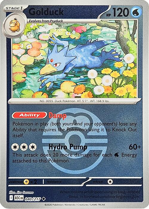 Golduck (040/217) (Love Ball) [Mega Evolution: Ascended Heroes] | Gamers Paradise