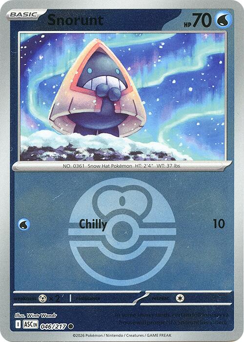 Snorunt (046/217) (Love Ball) [Mega Evolution: Ascended Heroes] | Gamers Paradise