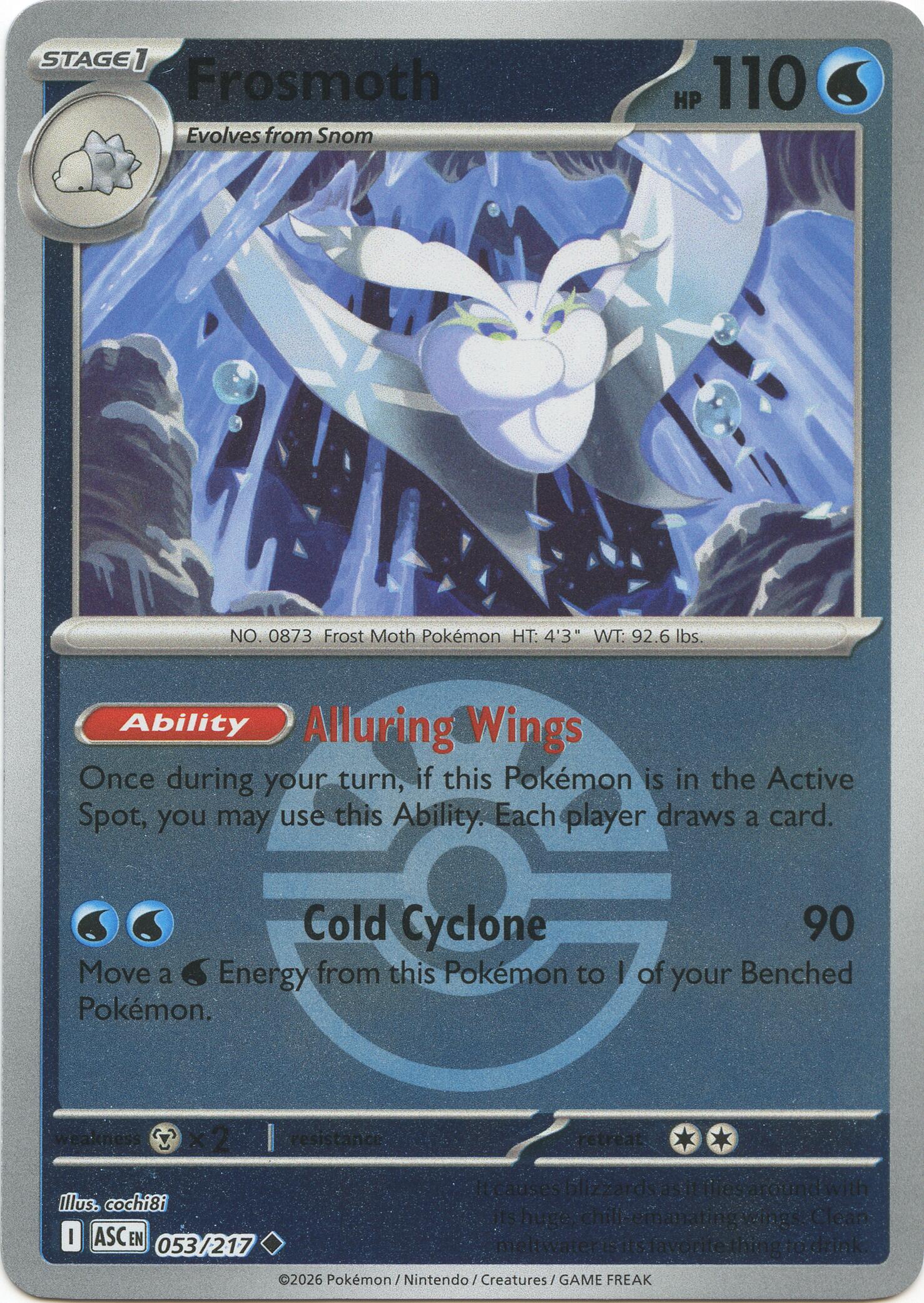 Frosmoth (053/217) (Friend Ball) [Mega Evolution: Ascended Heroes] | Gamers Paradise