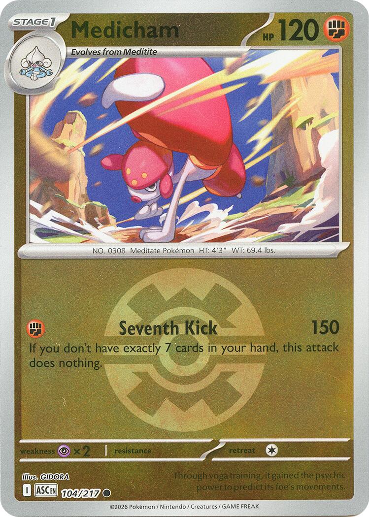 Medicham (104/217) (Quick Ball) [Mega Evolution: Ascended Heroes] | Gamers Paradise