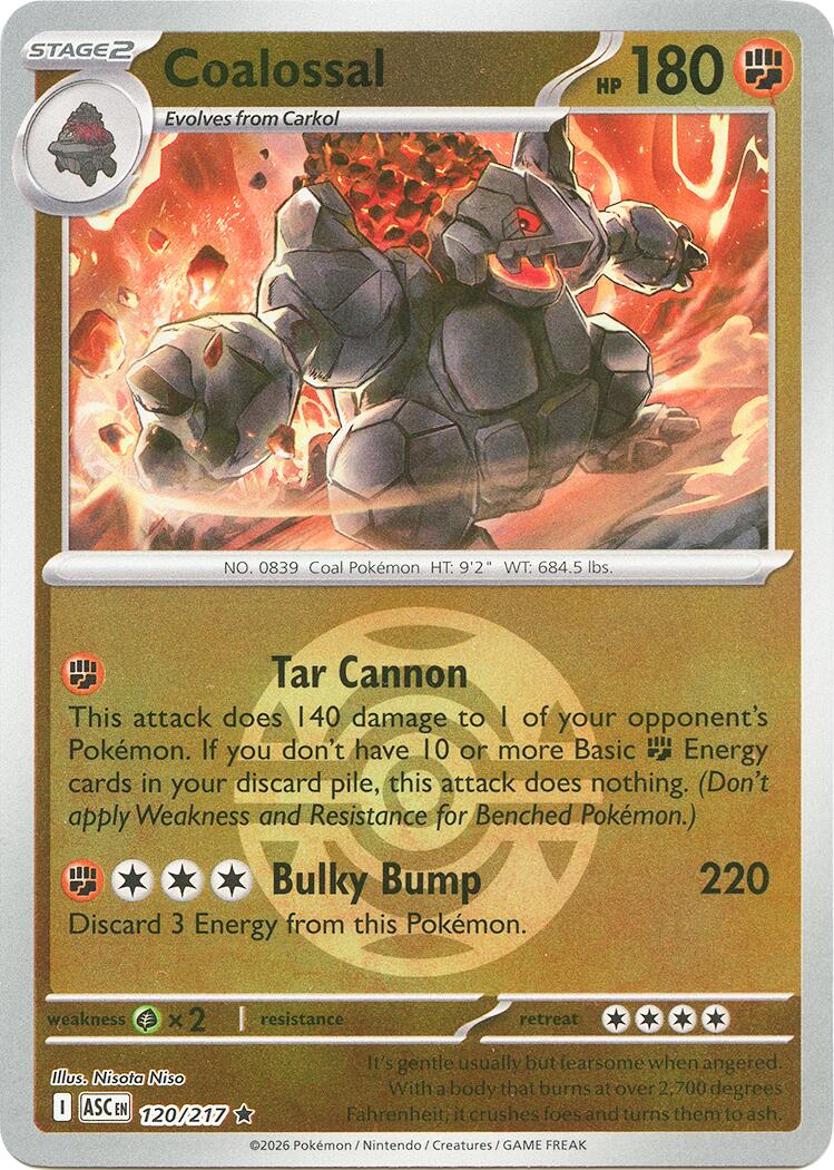 Coalossal (120/217) (Dusk Ball) [Mega Evolution: Ascended Heroes] | Gamers Paradise