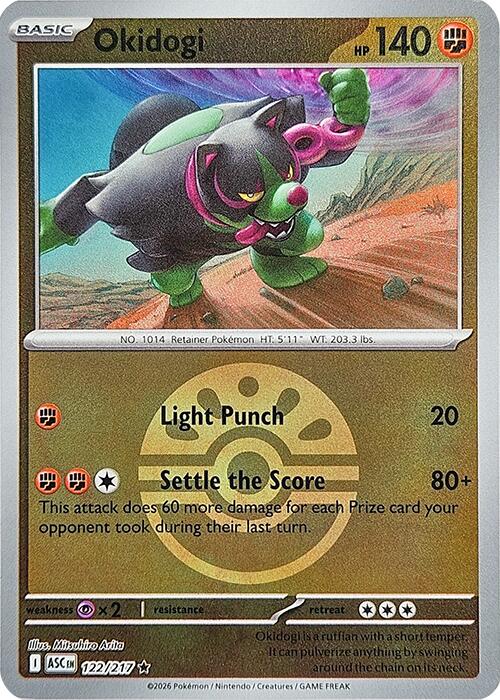 Okidogi (122/217) (Friend Ball) [Mega Evolution: Ascended Heroes] | Gamers Paradise