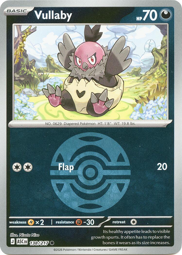 Vullaby (138/217) (Dusk Ball) [Mega Evolution: Ascended Heroes] | Gamers Paradise