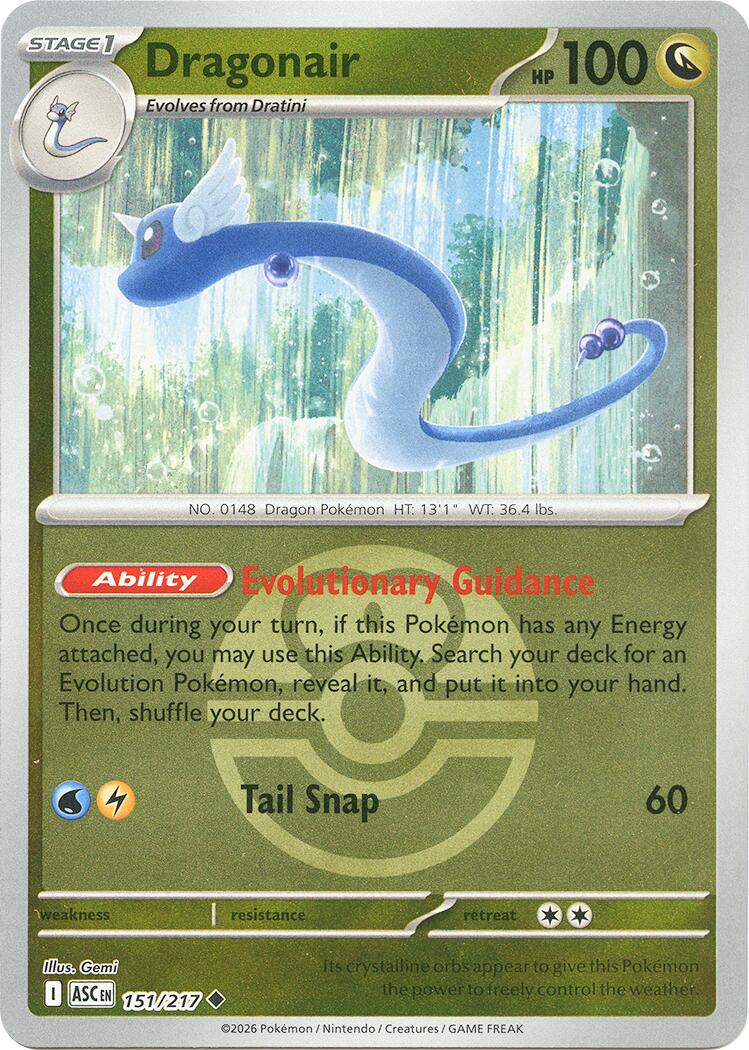 Dragonair (151/217) (Love Ball) [Mega Evolution: Ascended Heroes] | Gamers Paradise