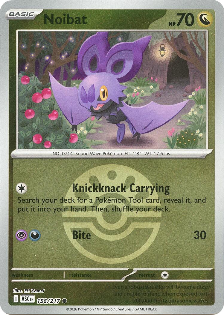 Noibat (156/217) (Friend Ball) [Mega Evolution: Ascended Heroes] | Gamers Paradise