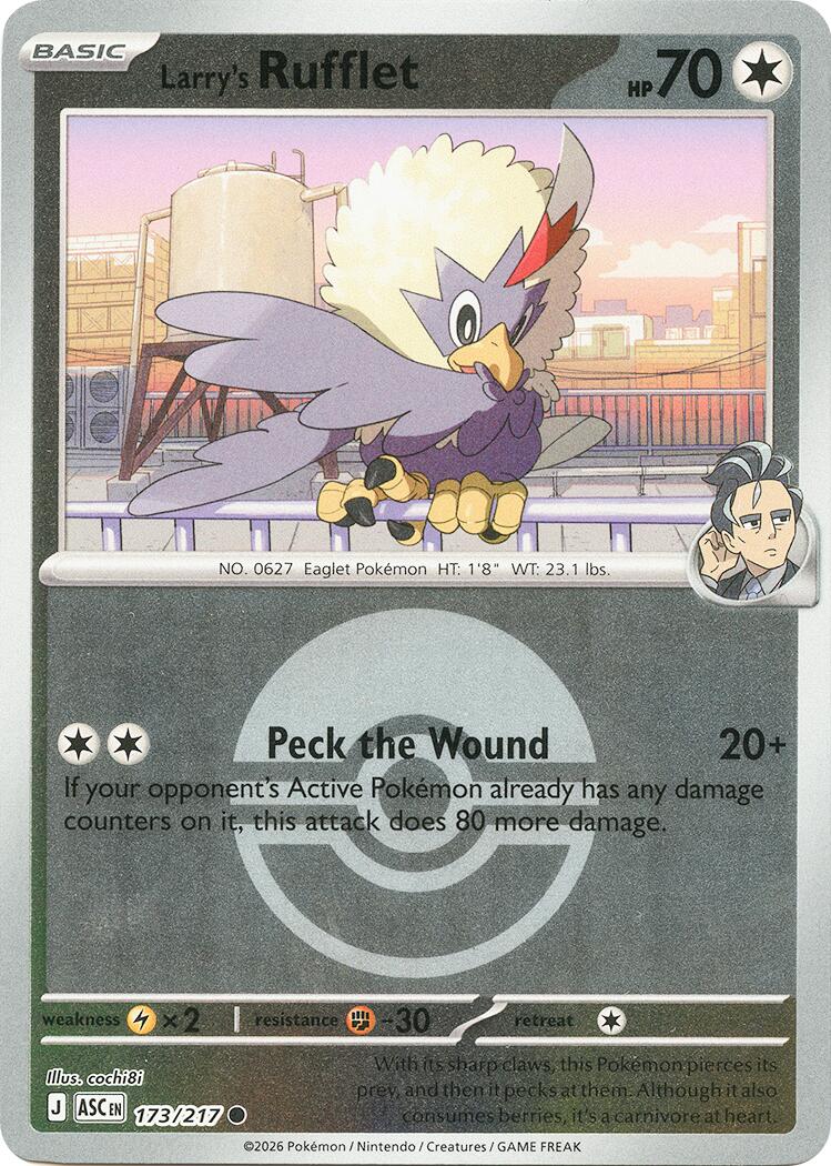 Larry's Rufflet (173/217) (Poke Ball) [Mega Evolution: Ascended Heroes] | Gamers Paradise