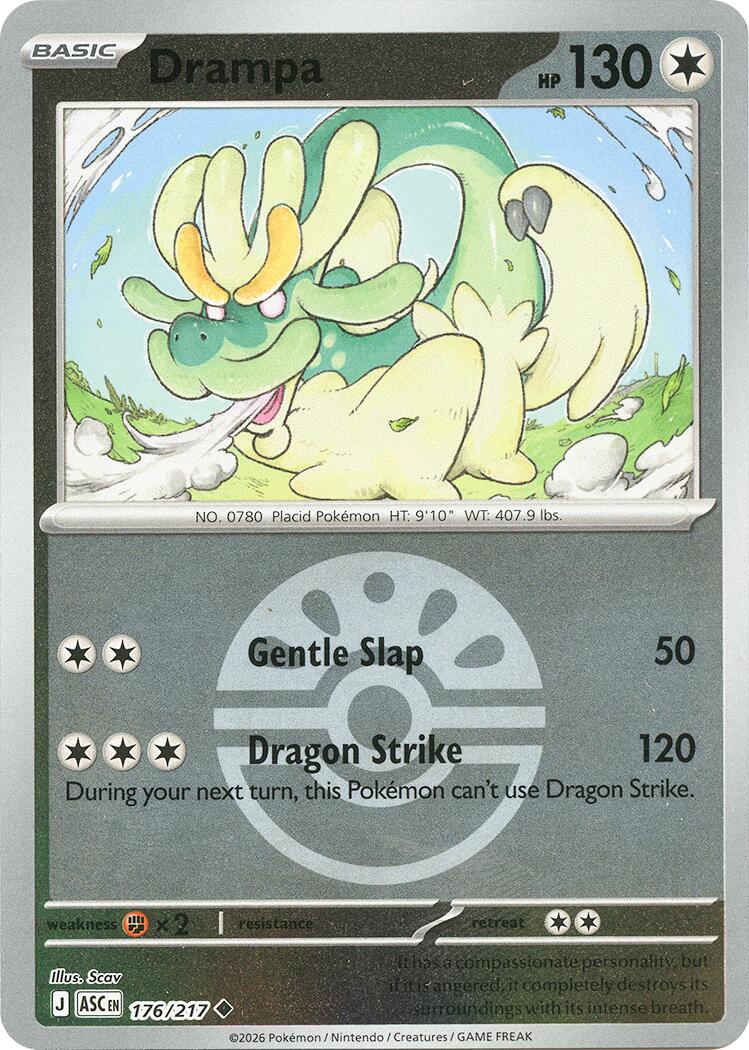 Drampa (176/217) (Friend Ball) [Mega Evolution: Ascended Heroes] | Gamers Paradise