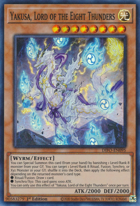 Yakusa, Lord of the Eight Thunders [DIFO-EN095] Super Rare | Gamers Paradise