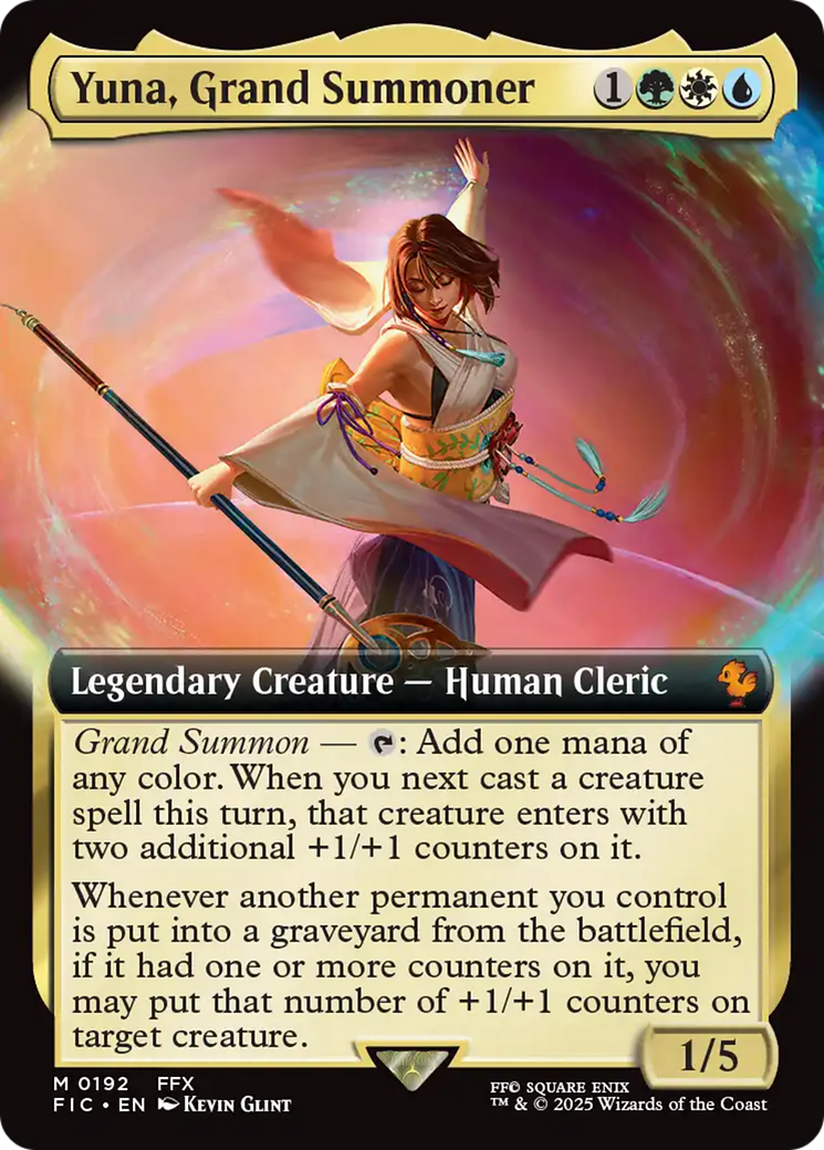Yuna, Grand Summoner (Extended Art) [FINAL FANTASY Commander] | Gamers Paradise