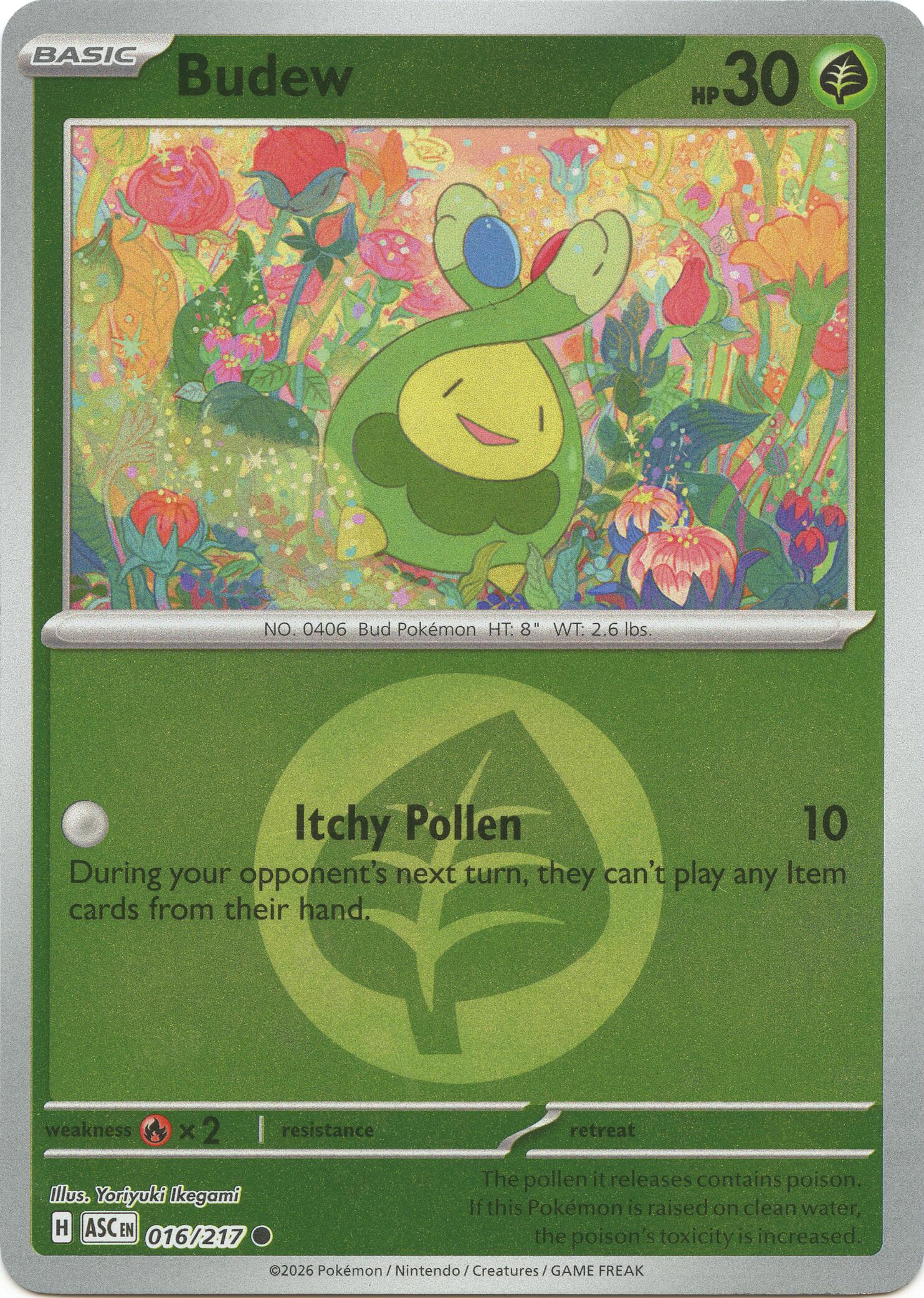 Budew (016/217) (Energy Symbol Pattern) [Mega Evolution: Ascended Heroes] | Gamers Paradise