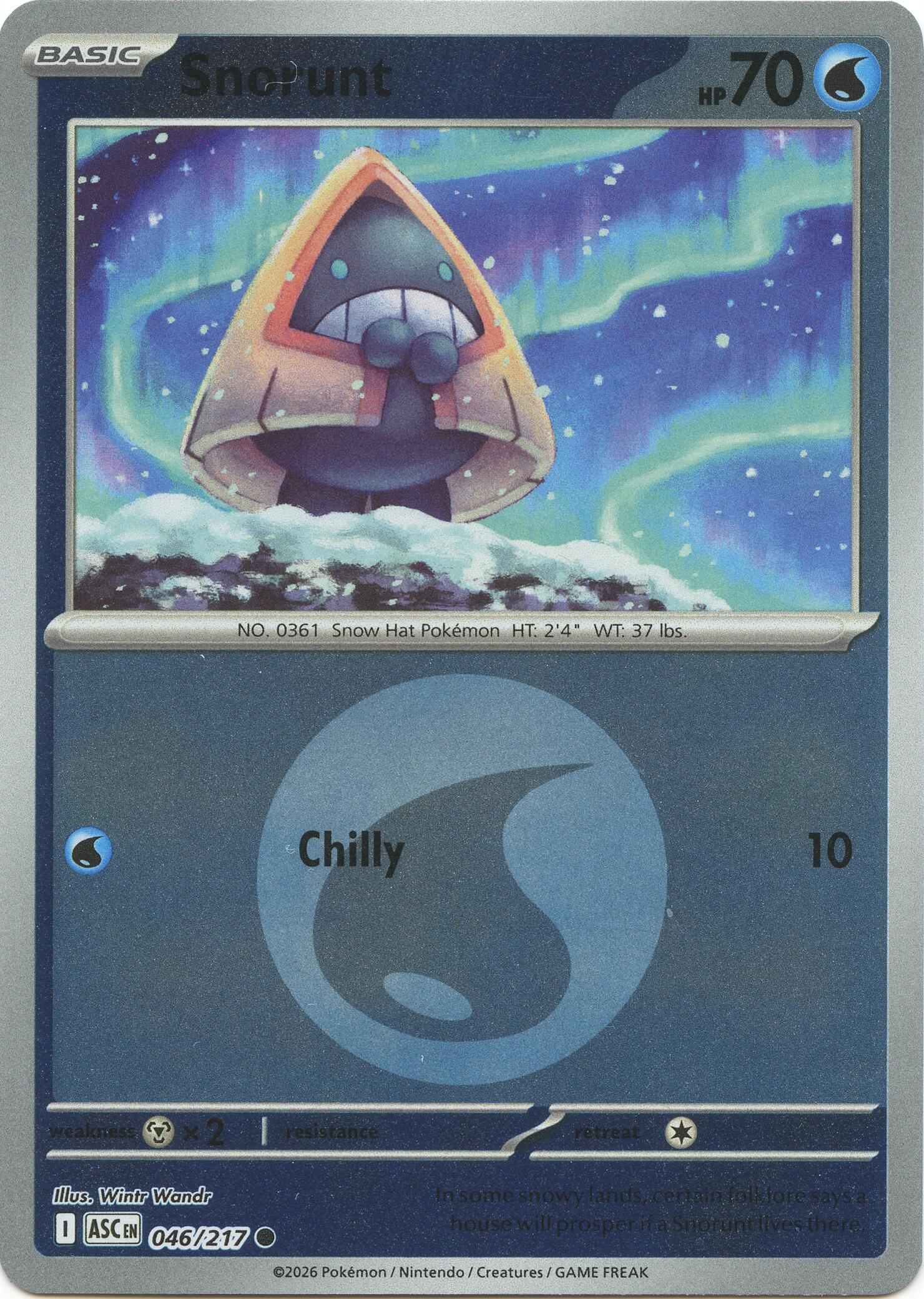 Snorunt (046/217) (Energy Symbol Pattern) [Mega Evolution: Ascended Heroes] | Gamers Paradise