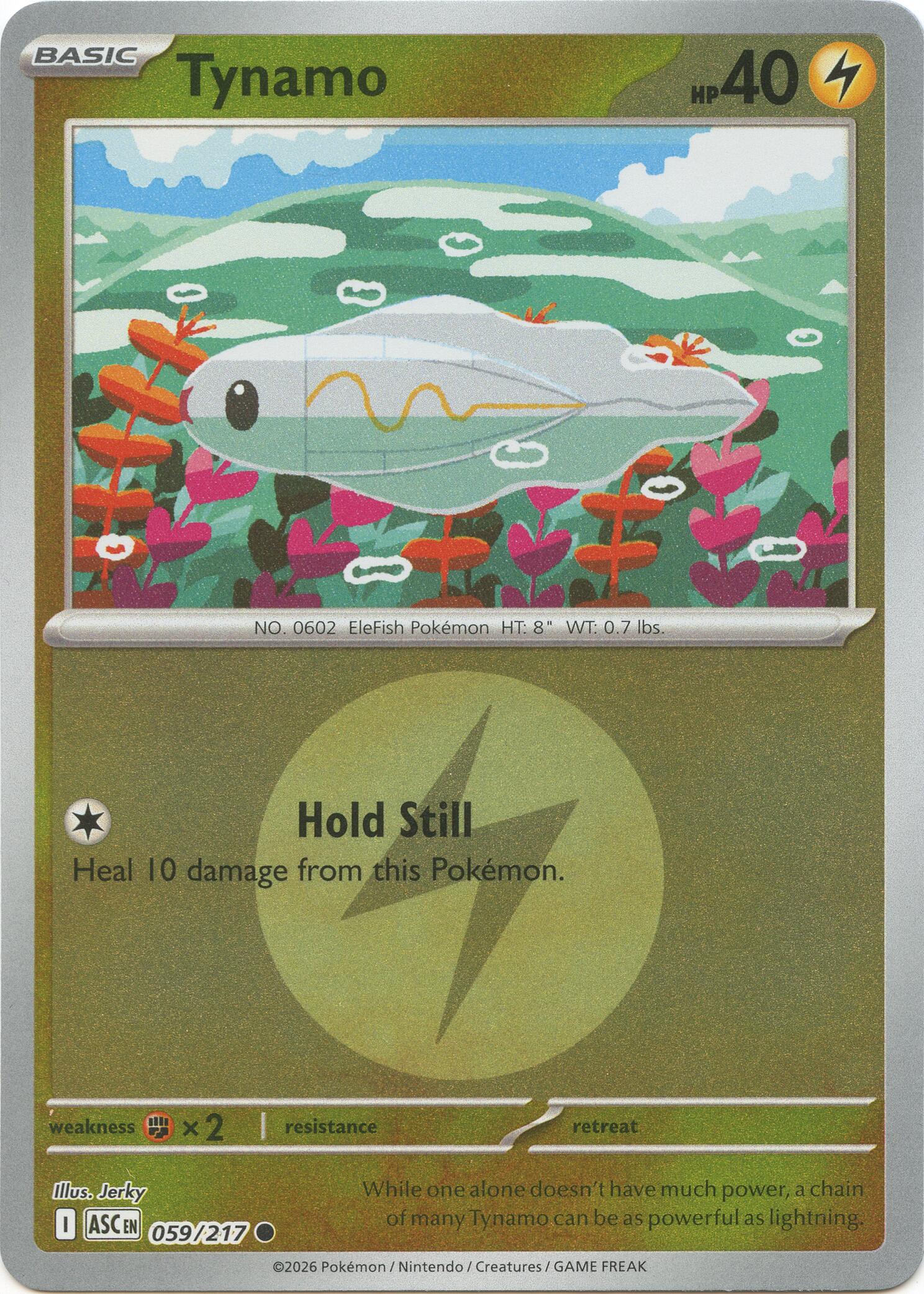 Tynamo (059/217) (Energy Symbol Pattern) [Mega Evolution: Ascended Heroes] | Gamers Paradise