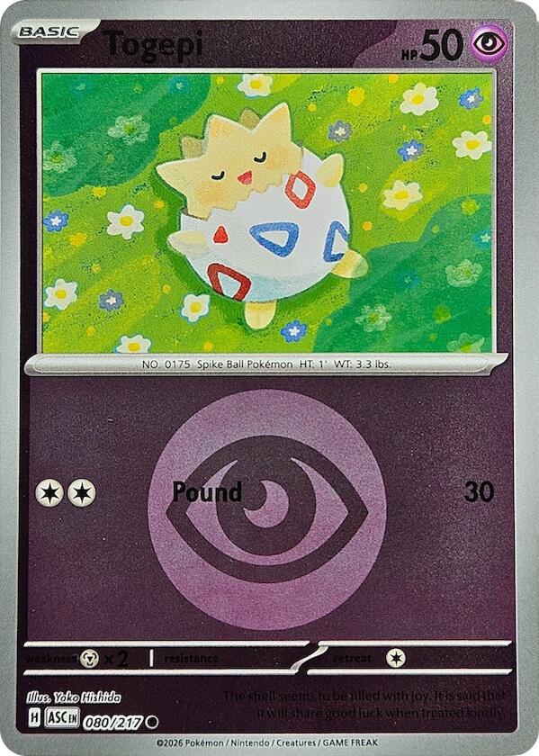 Togepi (080/217) (Energy Symbol Pattern) [Mega Evolution: Ascended Heroes] | Gamers Paradise