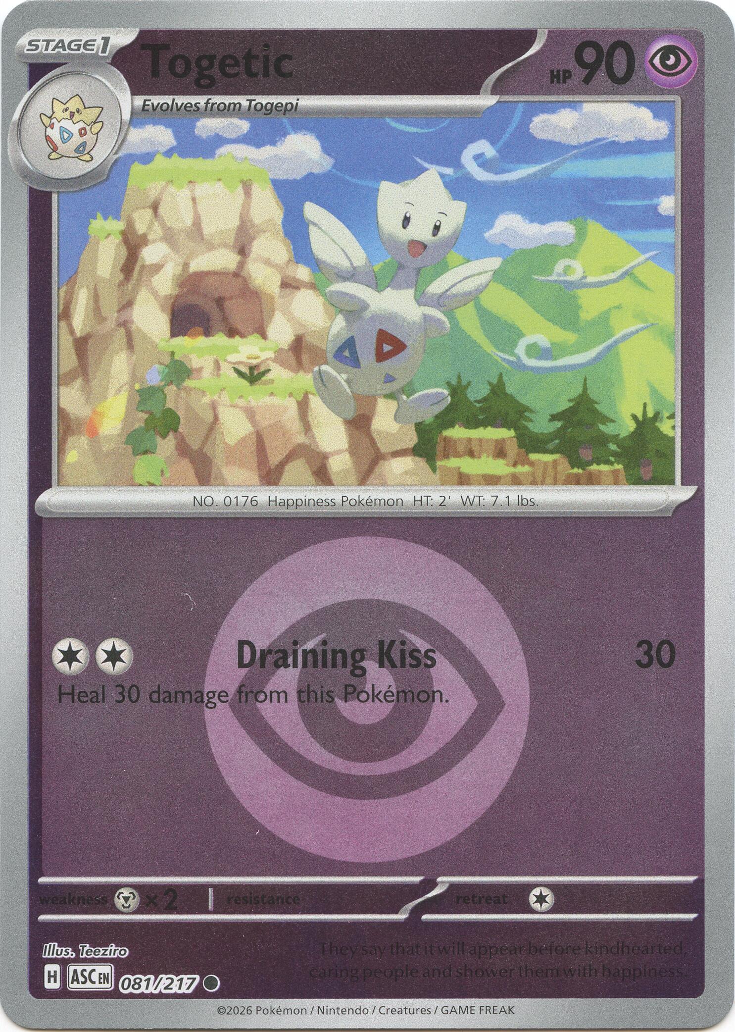 Togetic (081/217) (Energy Symbol Pattern) [Mega Evolution: Ascended Heroes] | Gamers Paradise