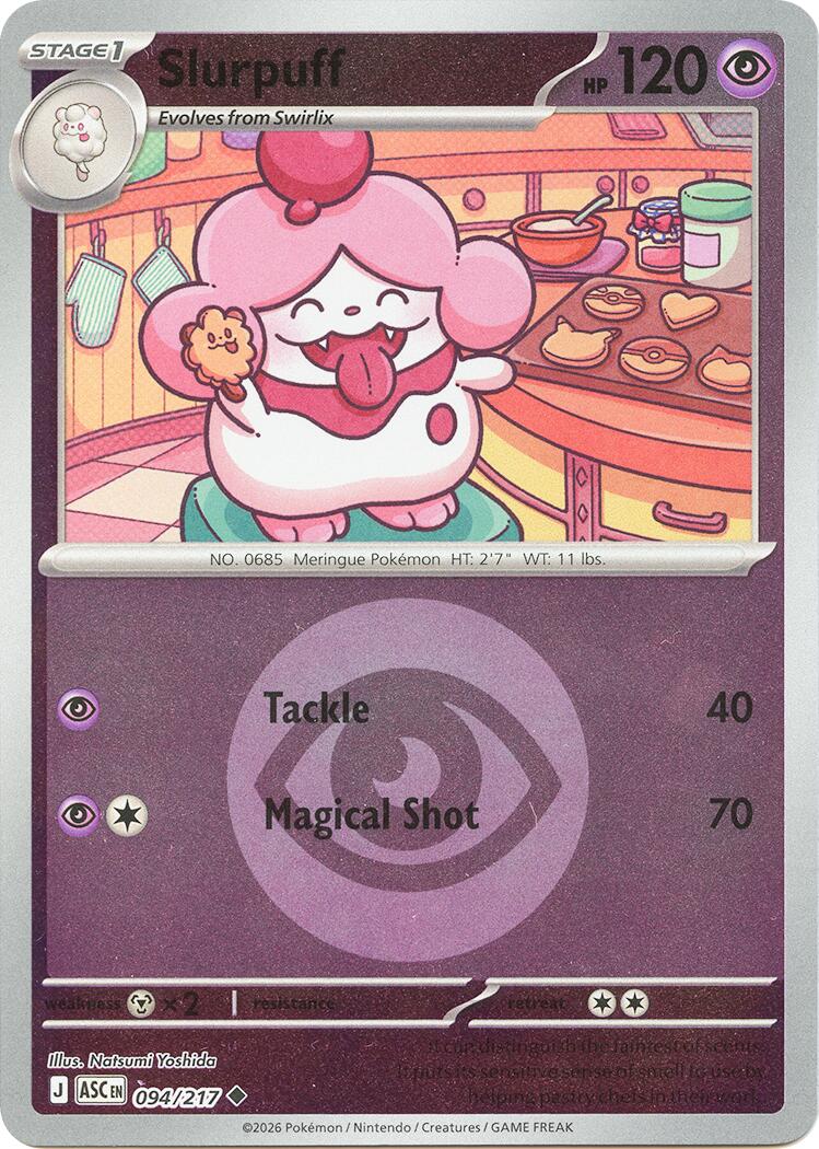 Slurpuff (094/217) (Energy Symbol Pattern) [Mega Evolution: Ascended Heroes] | Gamers Paradise