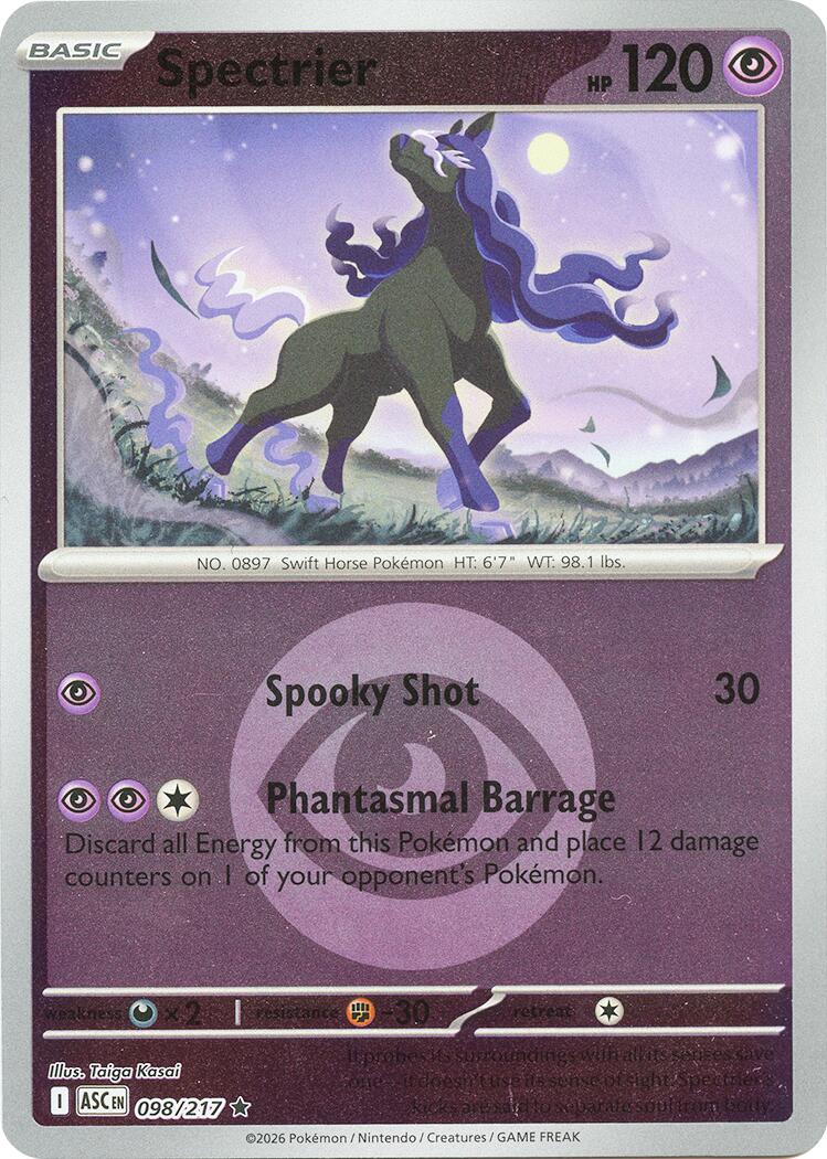 Spectrier (098/217) (Energy Symbol Pattern) [Mega Evolution: Ascended Heroes] | Gamers Paradise