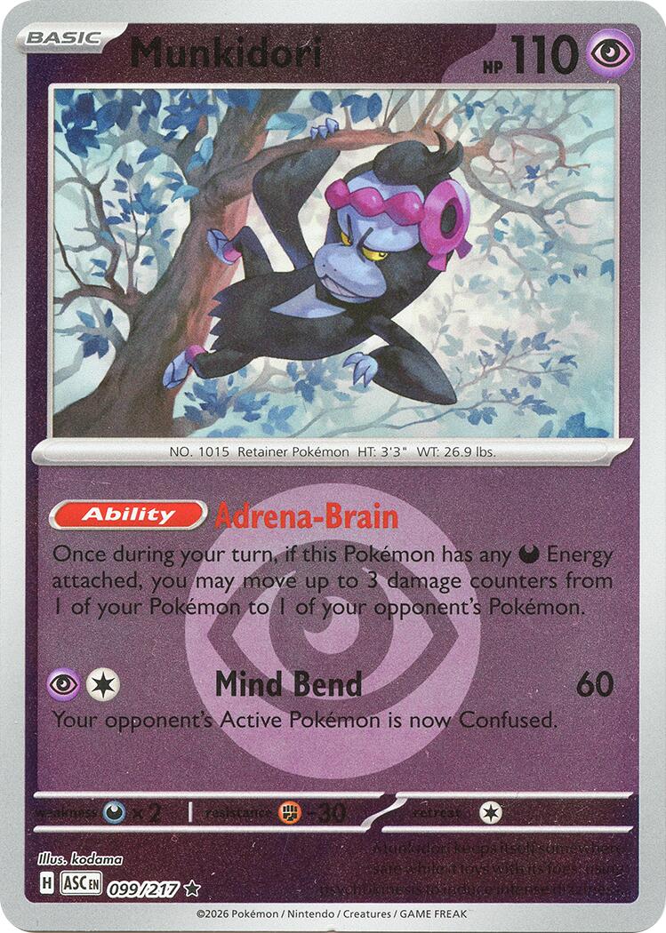 Munkidori (099/217) (Energy Symbol Pattern) [Mega Evolution: Ascended Heroes] | Gamers Paradise