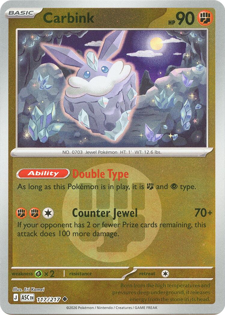 Carbink (117/217) (Energy Symbol Pattern) [Mega Evolution: Ascended Heroes] | Gamers Paradise