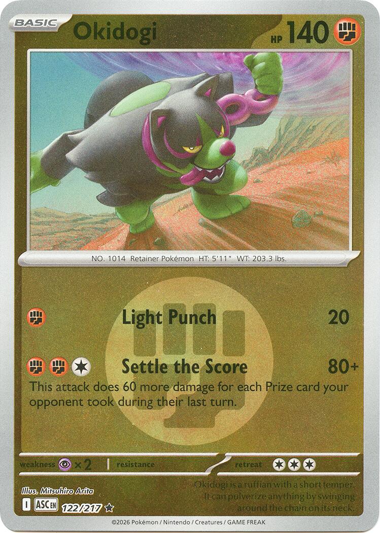 Okidogi (122/217) (Energy Symbol Pattern) [Mega Evolution: Ascended Heroes] | Gamers Paradise