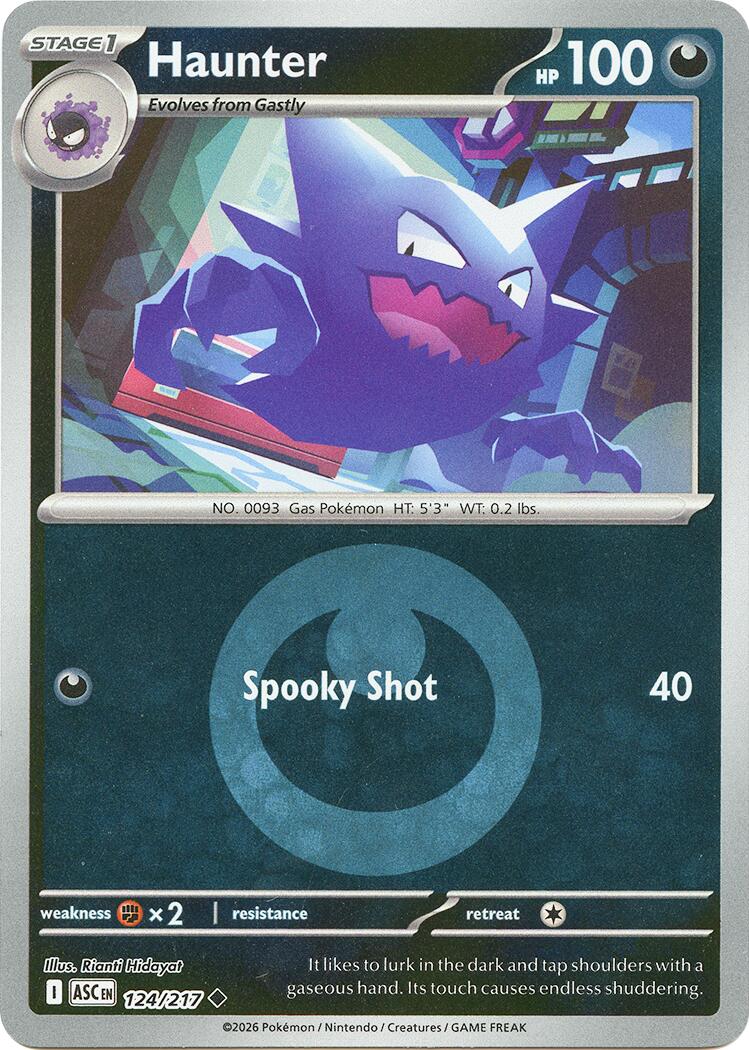 Haunter (124/217) (Energy Symbol Pattern) [Mega Evolution: Ascended Heroes] | Gamers Paradise