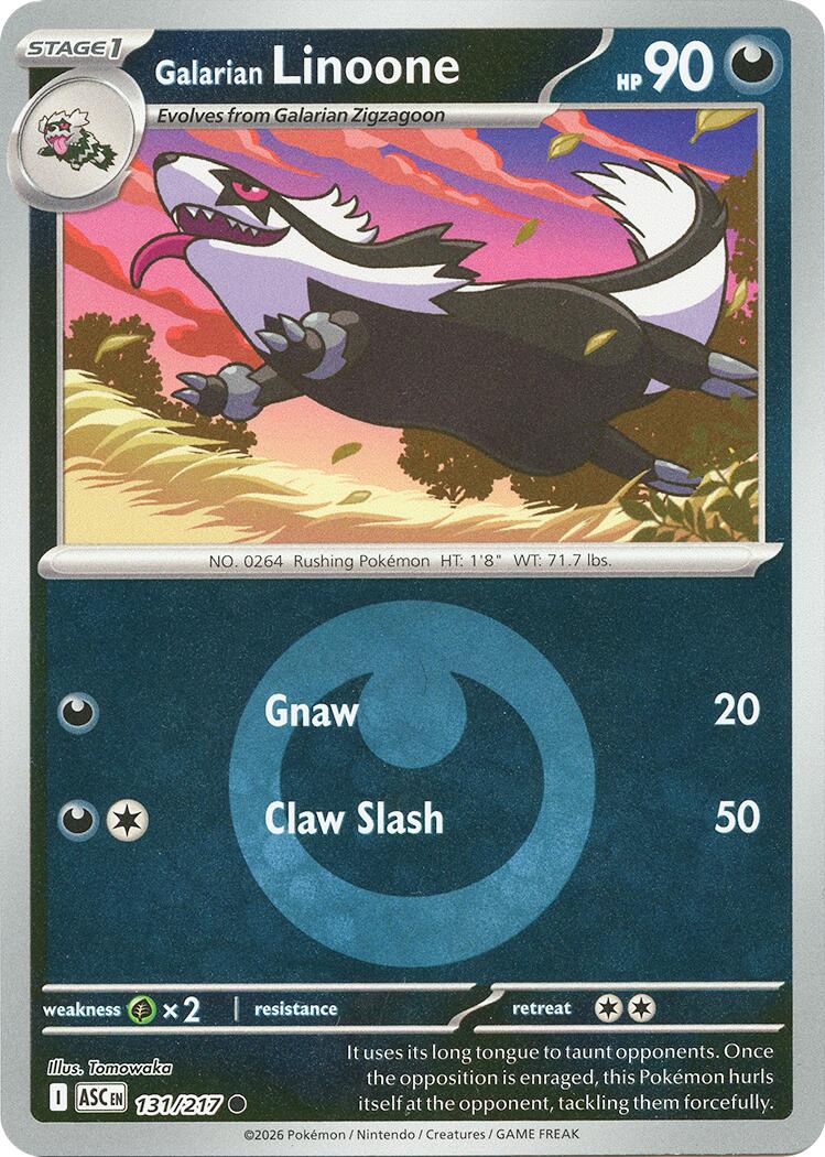 Galarian Linoone (131/217) (Energy Symbol Pattern) [Mega Evolution: Ascended Heroes] | Gamers Paradise