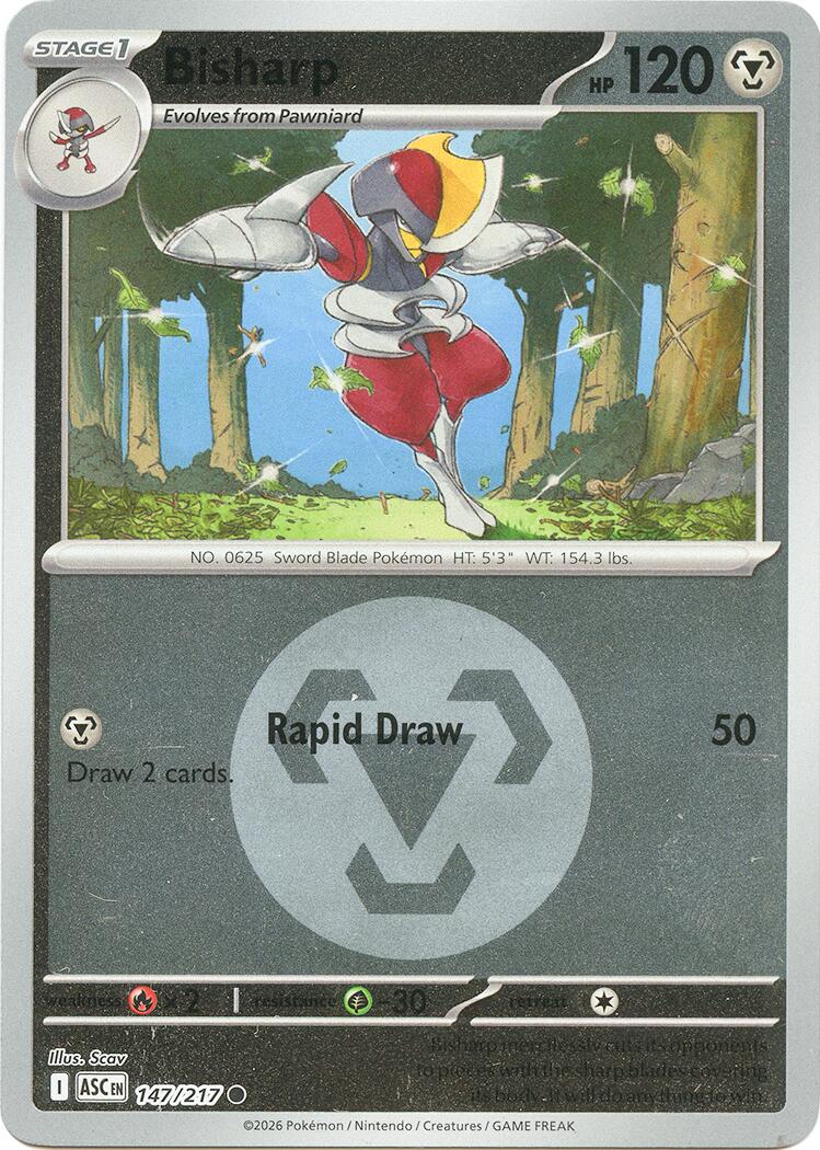 Bisharp (147/217) (Energy Symbol Pattern) [Mega Evolution: Ascended Heroes] | Gamers Paradise