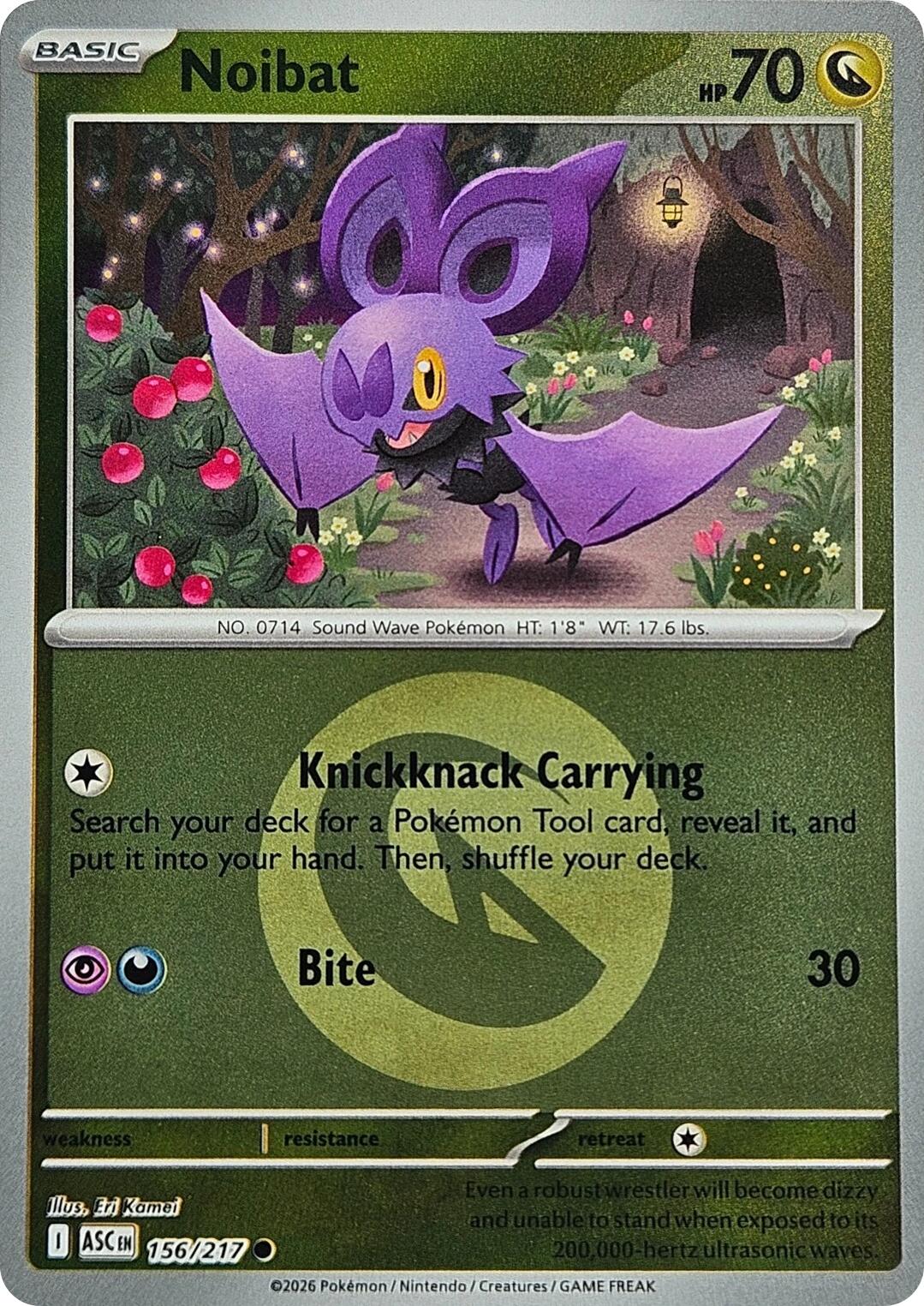 Noibat (156/217) (Energy Symbol Pattern) [Mega Evolution: Ascended Heroes] | Gamers Paradise