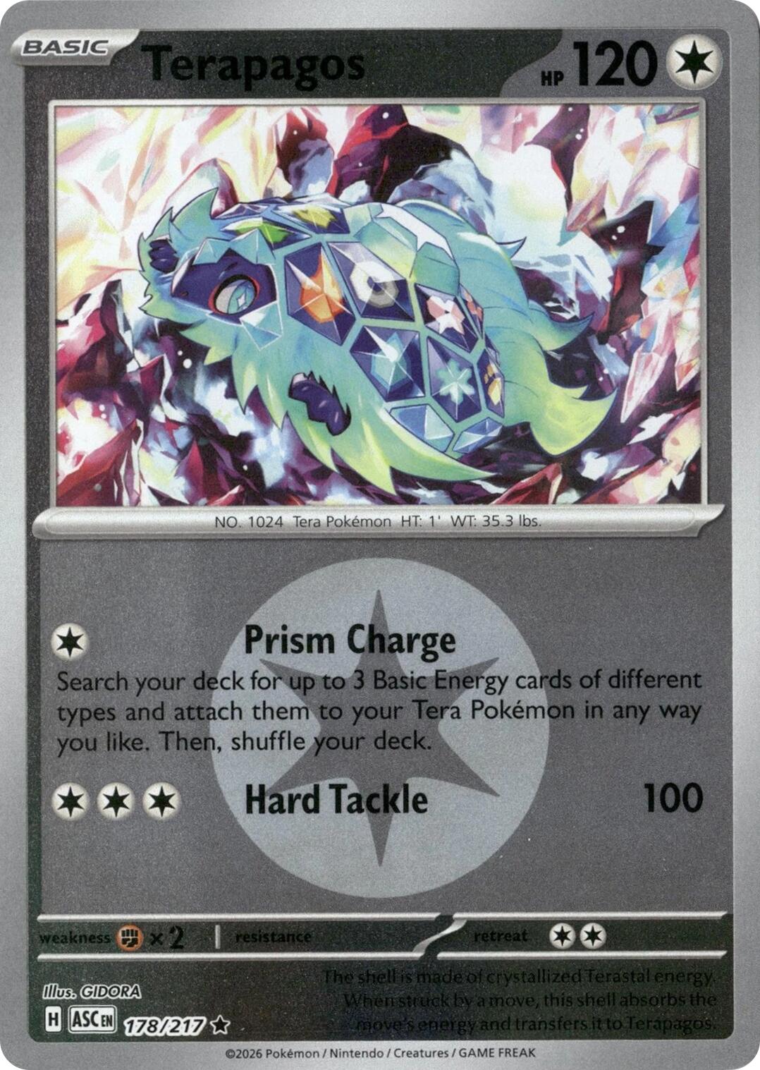 Terapagos (178/217) (Energy Symbol Pattern) [Mega Evolution: Ascended Heroes] | Gamers Paradise